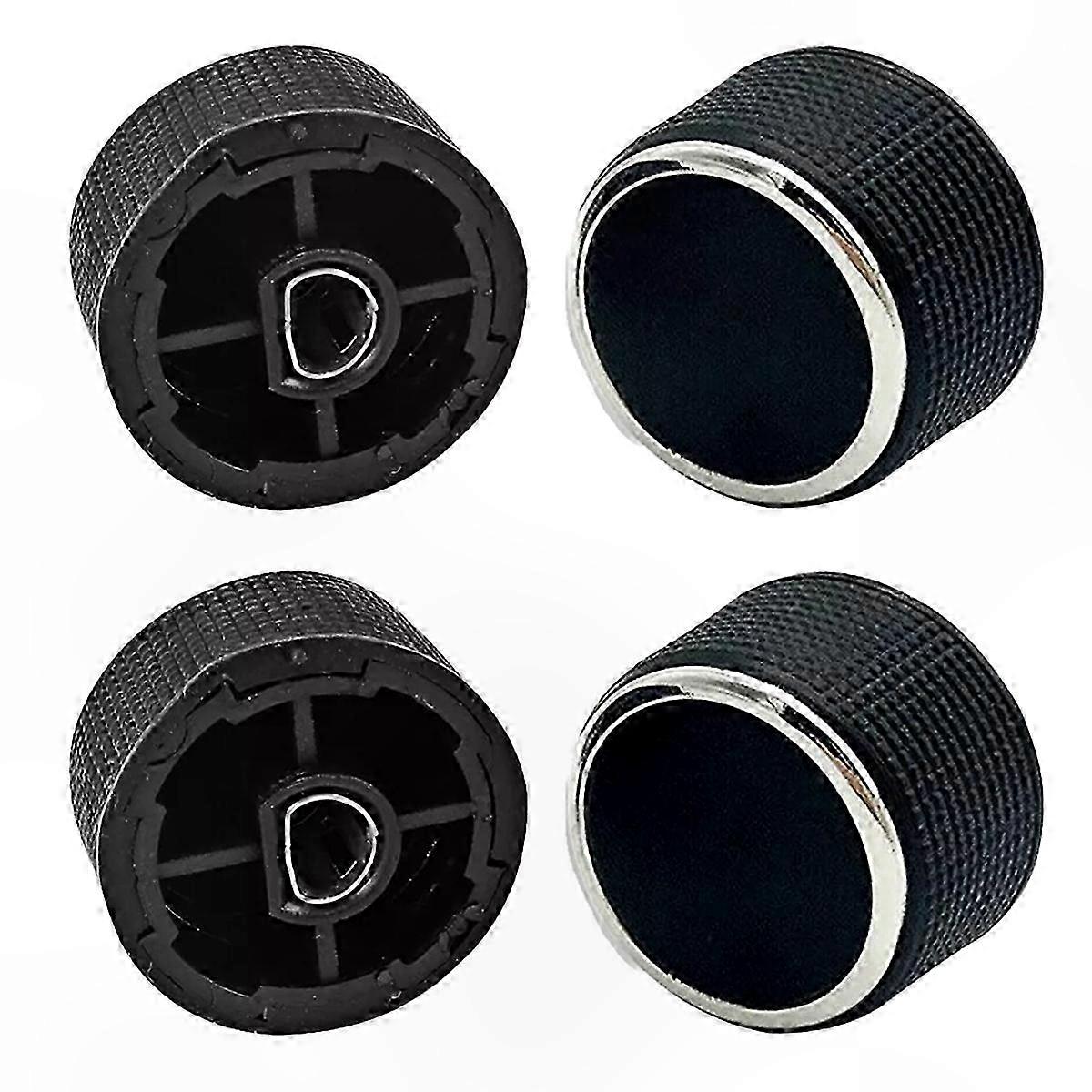 4-Pack Radio Tuner Knobs for o Volume Control, Compatible with 2007-2013 Vehicles