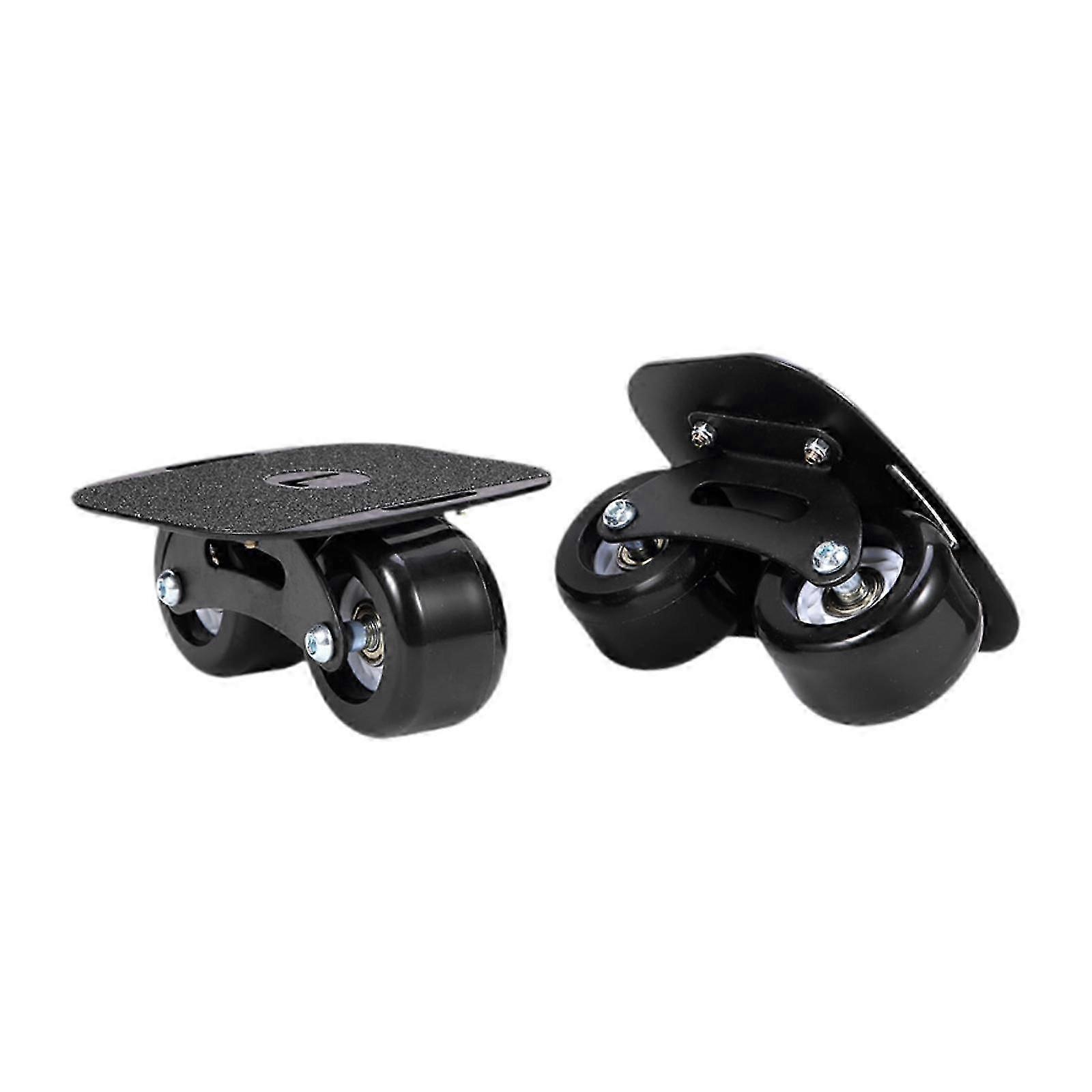 1 Pair Skates Lightweight Split Skateboards for Sports Outdoor Sliding Black Wheel 2025
