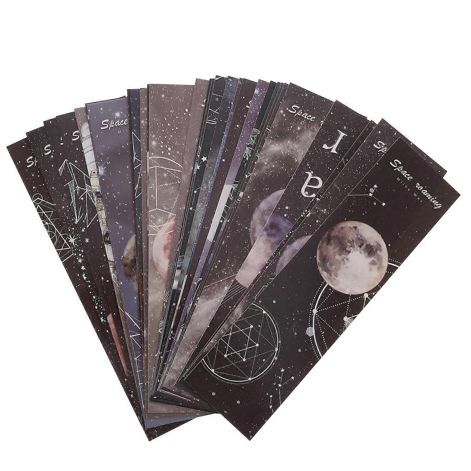 60pcs Space Theme Bookmarks with Adorable Planet Design for Book Lovers – Premium Quality for Office Supplies and Daily Use
