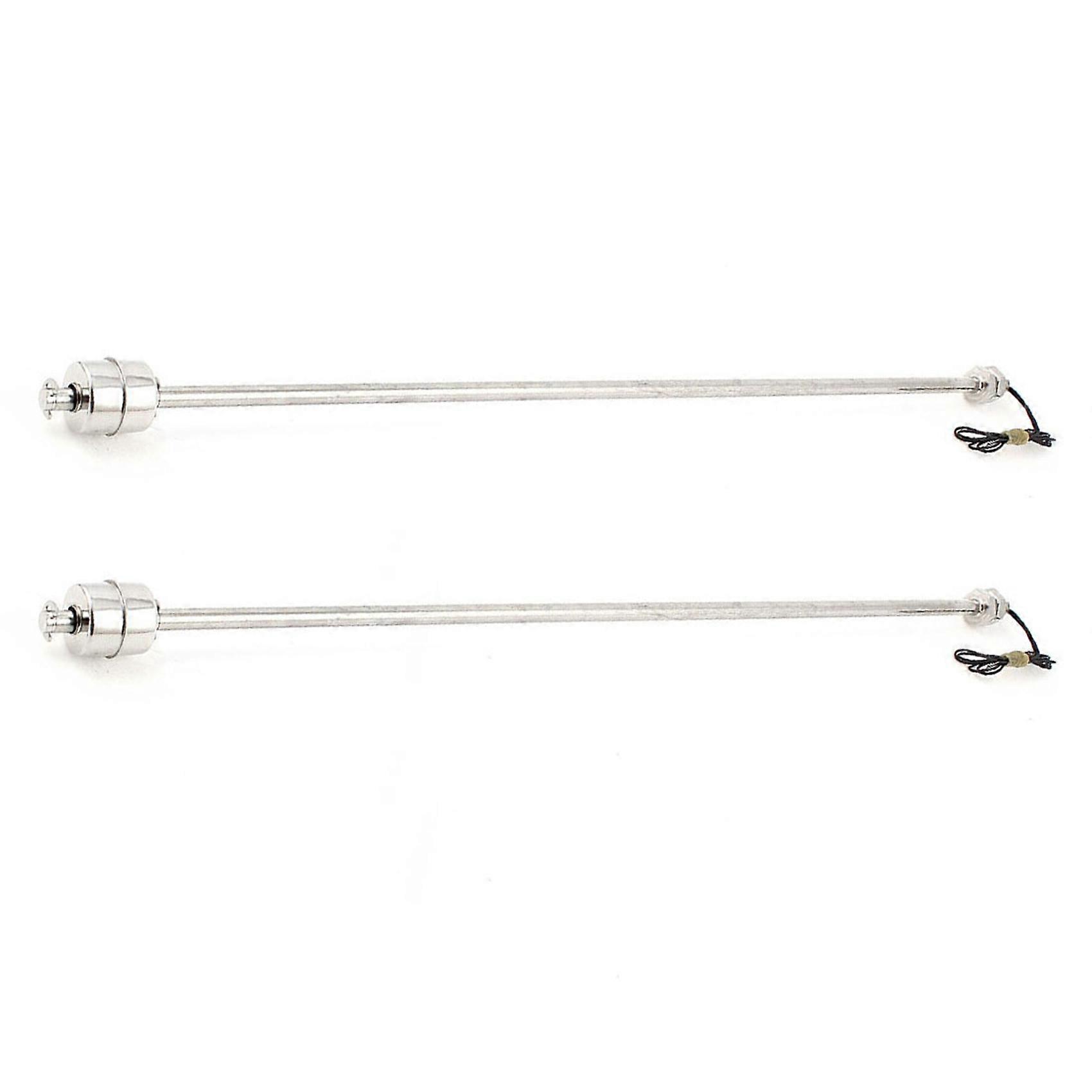 2X 50cm Stainless Steel Water Level Liquid Sensor Vertical Float Switch