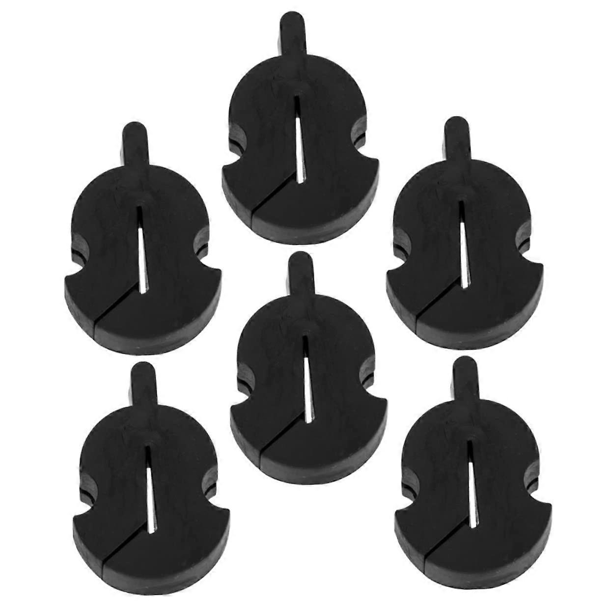6 Pieces Violin Rubber Mute Professional Practice Mutes for Violin Practical Accessories for Volume Reduction Durable and Comfortable to Use