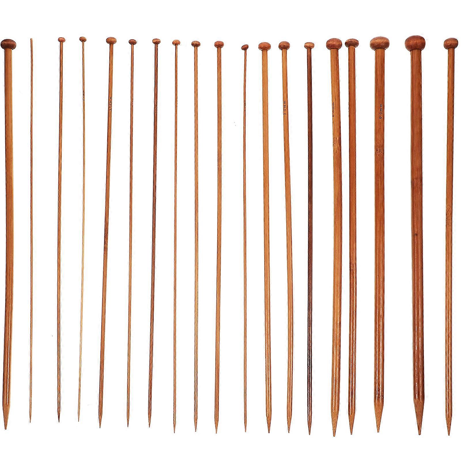 Straight Needles Family and Friends Assorted Color 35X1.5CM Durable 18Pcs