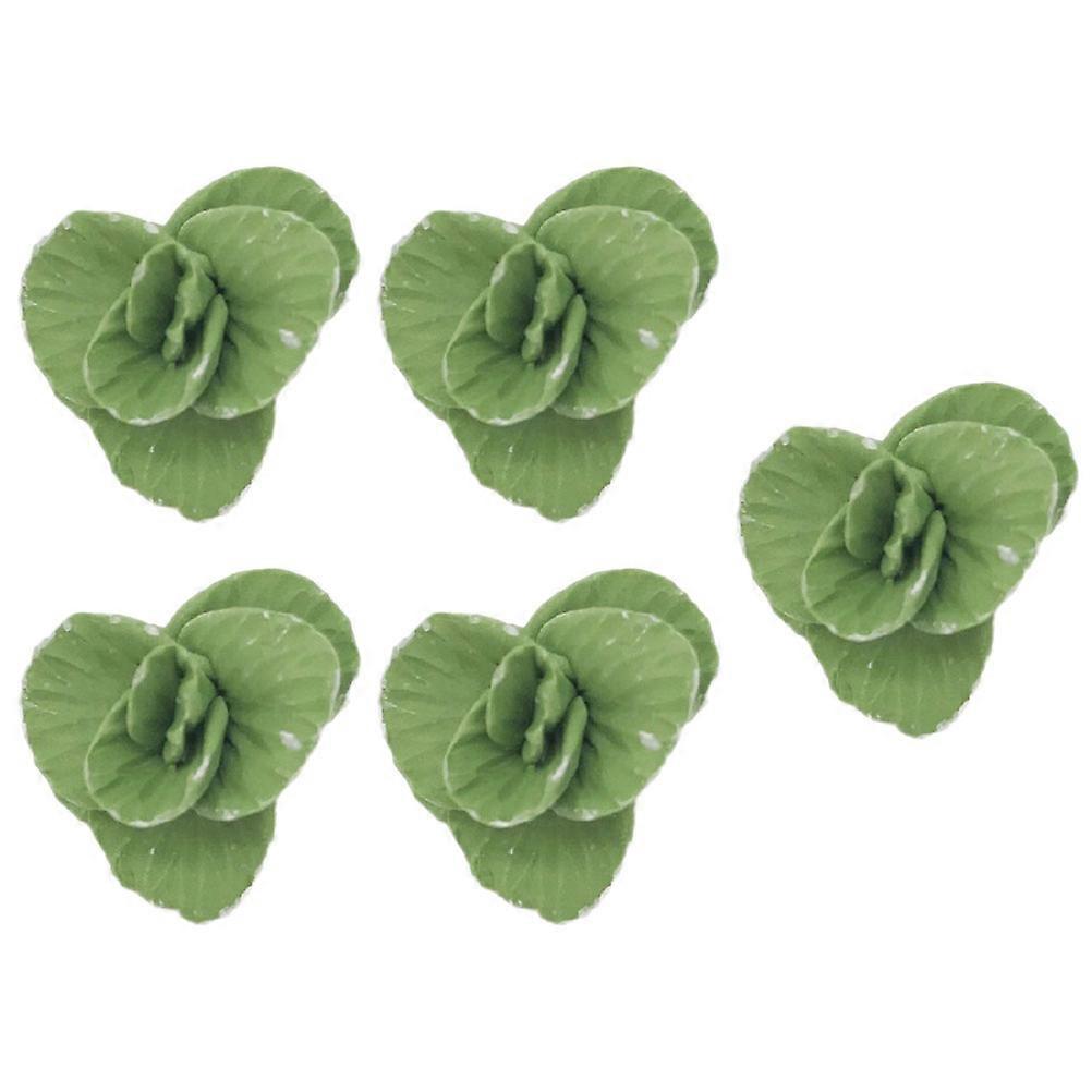 5pcs Mini Farm Props Miniature Vegetable Models Simulation Tiny Greeny Vegetables