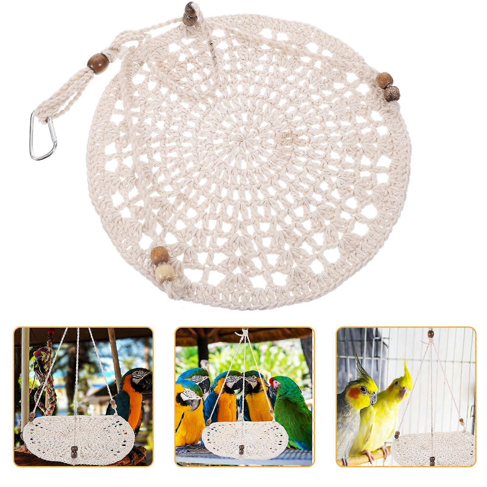 Hanging Reptile Bed Reptile Swing Hammock Bearded Dragon Habitat 35X25CM Exercise 1Pack