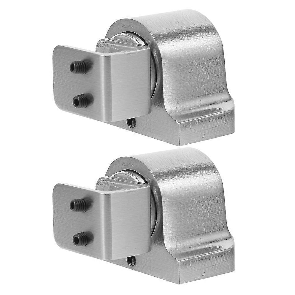 Prevents Door Slipping Shower Door Bottom Guide Replacement Precise Positioning 2.4×1.8×1.5in 2Set