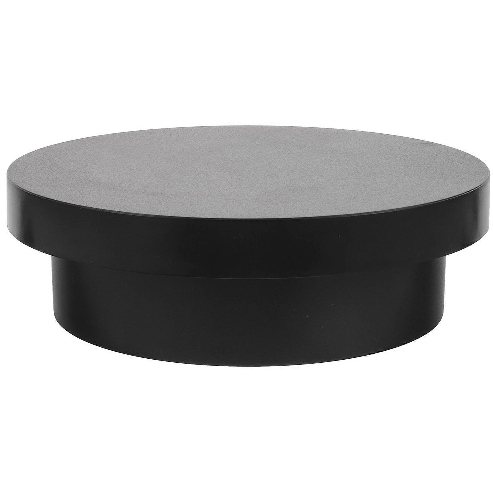 Black Rotating Display Stand for Indoor Use Made of PVC with Good Bearing Capacity 360 Degree