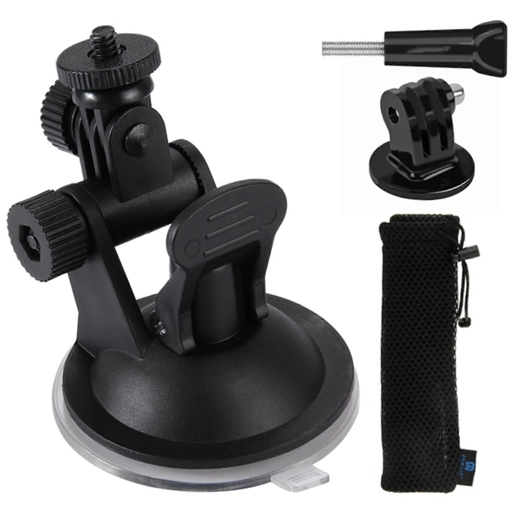 Short Handle Car Mount Holder for Osmo Action/Action 2, GoPro Hero 10/9/8/7/6/5/4/3/2/1, Compatible with Xiaoyi Cameras