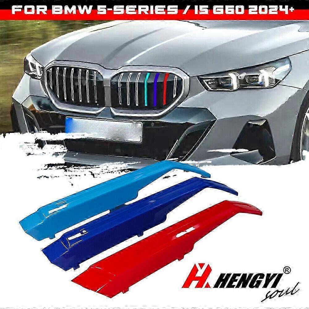 Grille M-color Strip Insert Clip Trim For 5-series I5 G60 2024+