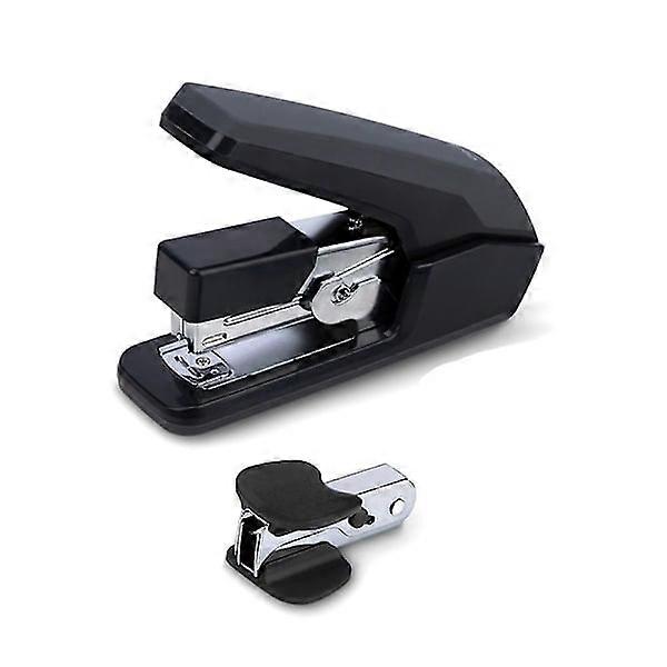 One-Hand Stapler, Easy to Load Ergonomic Force Saving Stapler, Office Supply