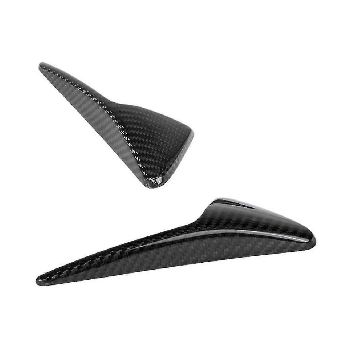 Real Carbon Fiber Side Camera Protection Cover Car Accessories Trim Sticker for Model 3 Y X S