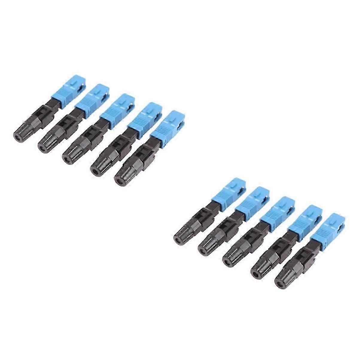10Pcs FTTH SC UPC Single Mode SC UPC Fiber Optic Quick Connector