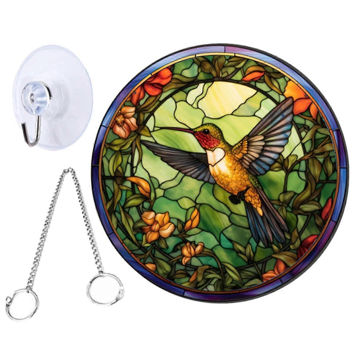1pc Hanging Decor DoubleSided Colorful Bird Ornament for Window and Garden Decoration for Special Occasions, Durable and LongLasting