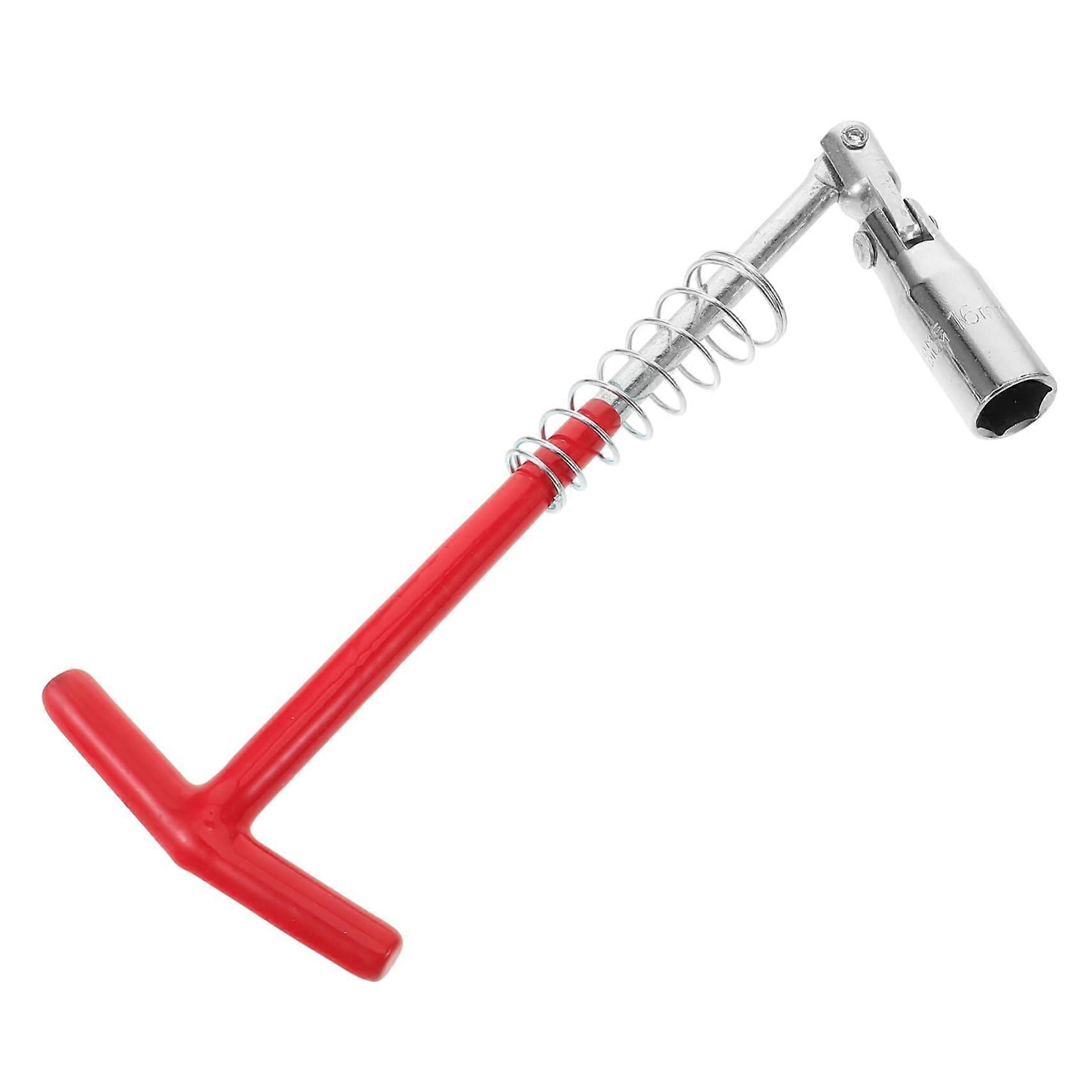 Spark plug wrench thread remover in harmony remover  tool spark plug socket drive wrenchsocket wrench socket wrench 45 steel silver