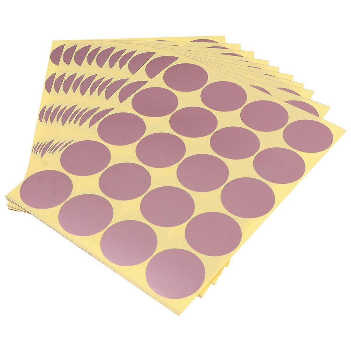 1 Package of Colorful Round Shape Stickers for Lovely DIY Decorative Decal