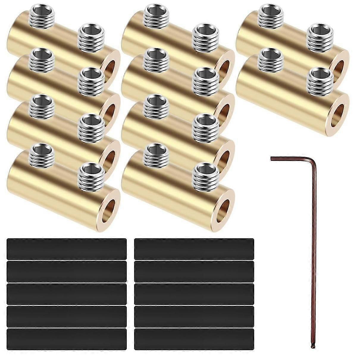 10Pcs Wire Connector Nut Kit 80A Copper Splicing Wiring Connector Waterproof Circuit Wire Connecting Terminal