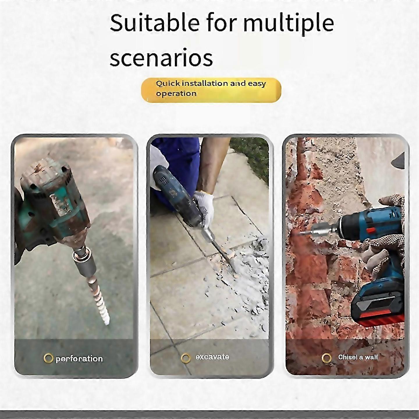 For Adapter For Converting Impact Wrench To Electric Hammer Round