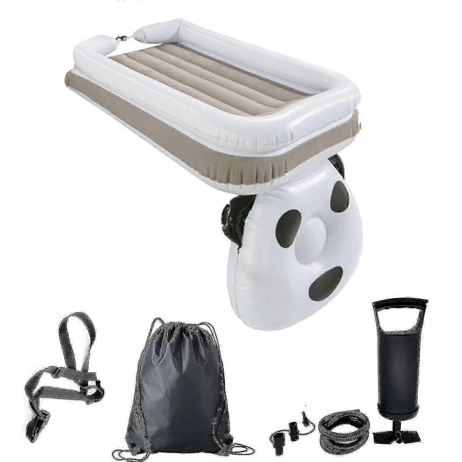New Inflatable Airplane Bed For Toddler Travel Air Mattress For Kids Blow Up Mattress With Sides Pump 2023