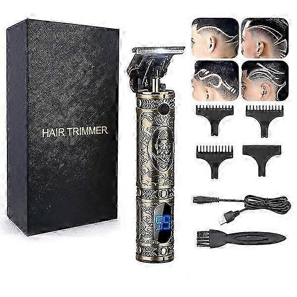 Professional Cordless Zero-Gapped Hair Trimmer for Men