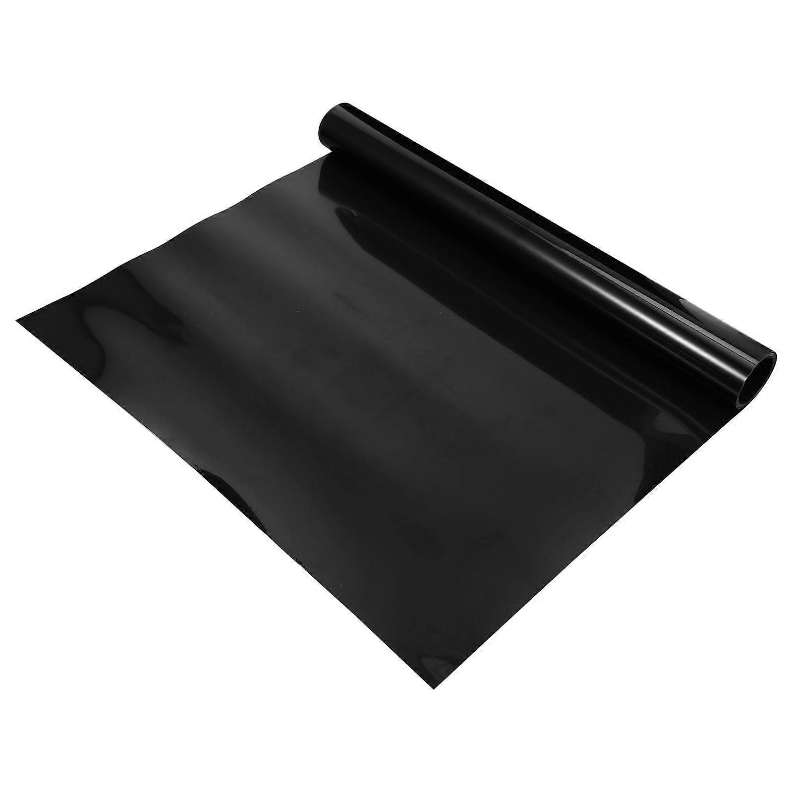 Durable Black Heat Transfer Film for DIY Projects PVC Material Ideal for TShirts and Crafts 12x10 Inches