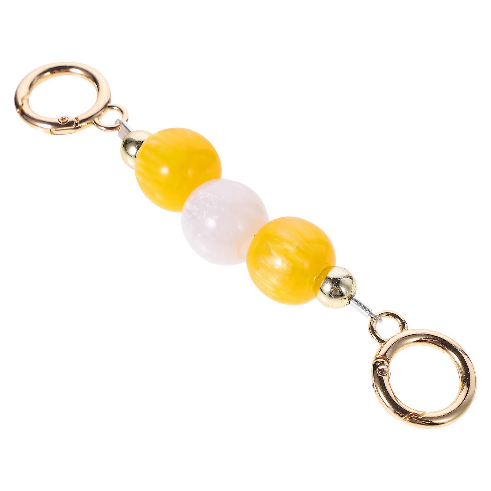 Replacement Chain For Purse 2Pcs Pearl Bag Extender Strap Stylish Handbag Accessories Women Everyday Use 13.5X2.3X1.5cm
