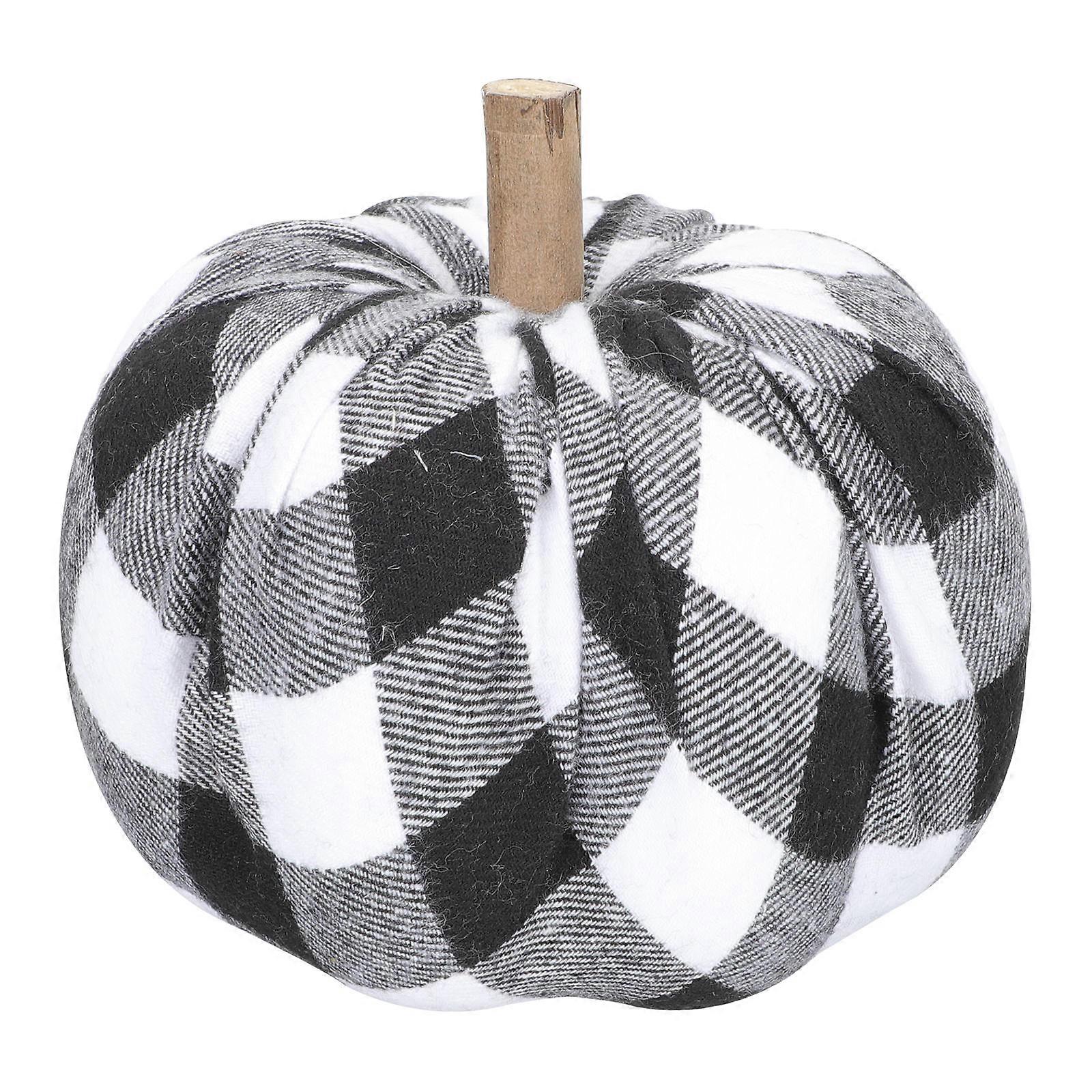 Artificial Pumpkin Ornament for Decoration Made of Cloth Multi Color 6.3x5.9 Inches