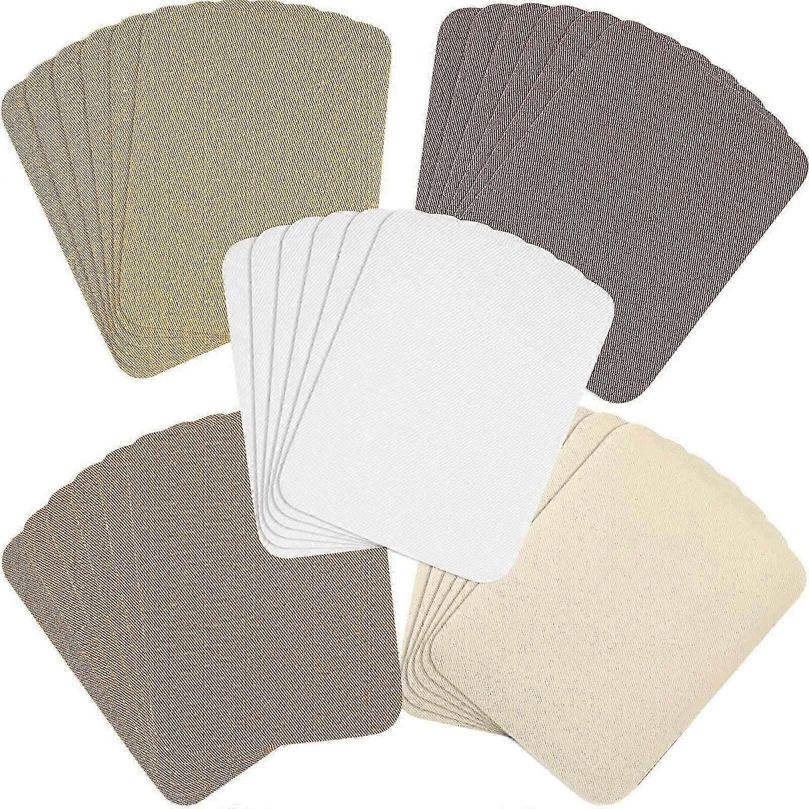 30 pezzi 3,8 x 5 pollici toppe termoadesive in tessuto per riparare tessuti all'interno o all'esterno degli indumenti