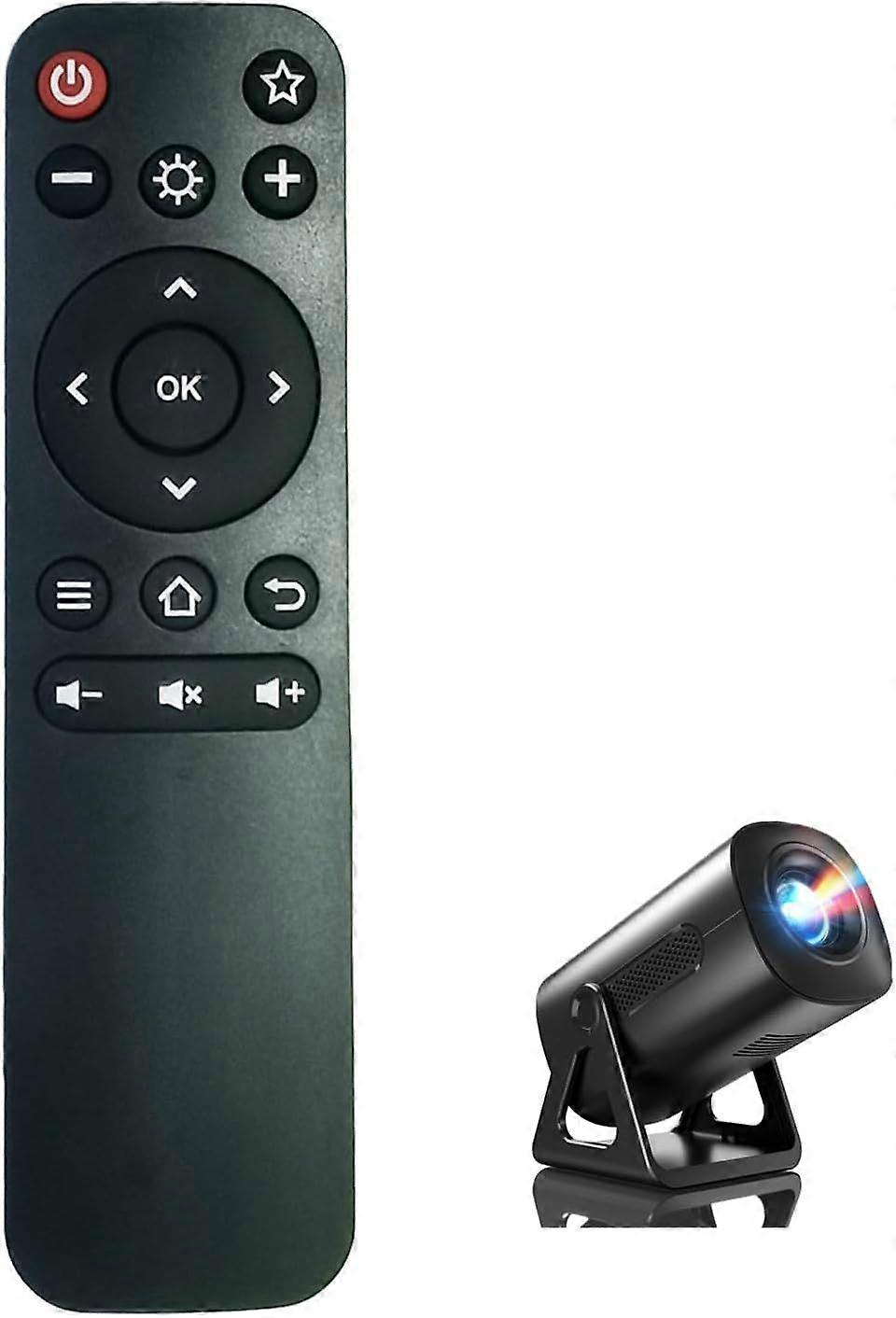 Remote Control Compatible for ClokoWe T800 Mini Projector, Home Projector Black