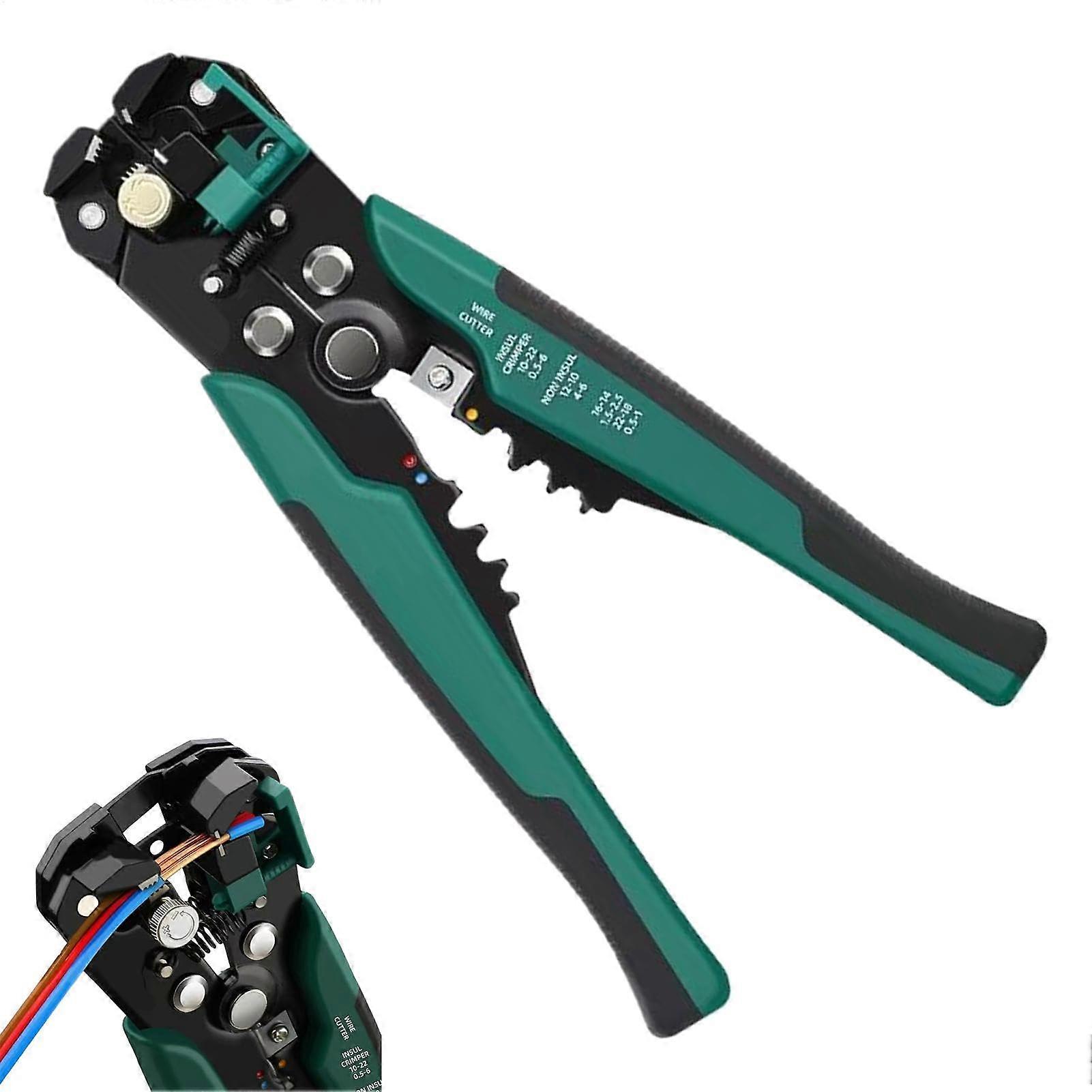 Drahtcrimpwerkzeug Automatic Wire Stripper Professional Multifunction Wire Crimp Tool Adjustable Cutter Carbon Steel