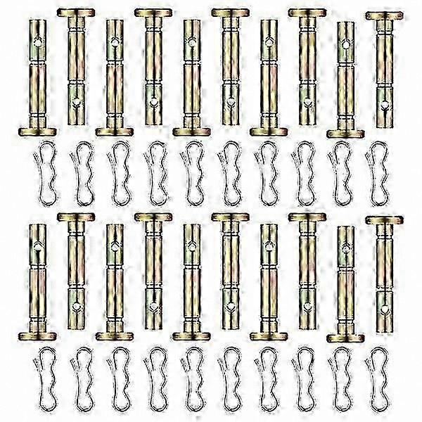 40 Pcs Shear Pins and Cotter Pins for Snowblowers Replacement Parts Universal Fit for MTD Troy Bilt Cub Cadet Models