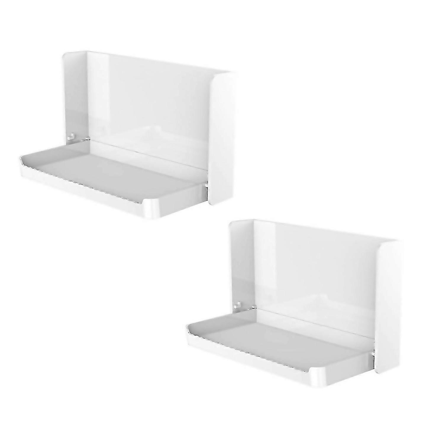 For Small Floating Shelf For Wall Foldable Bathroom Shelf Wall Mount Bedside Shelf For Phone Remote