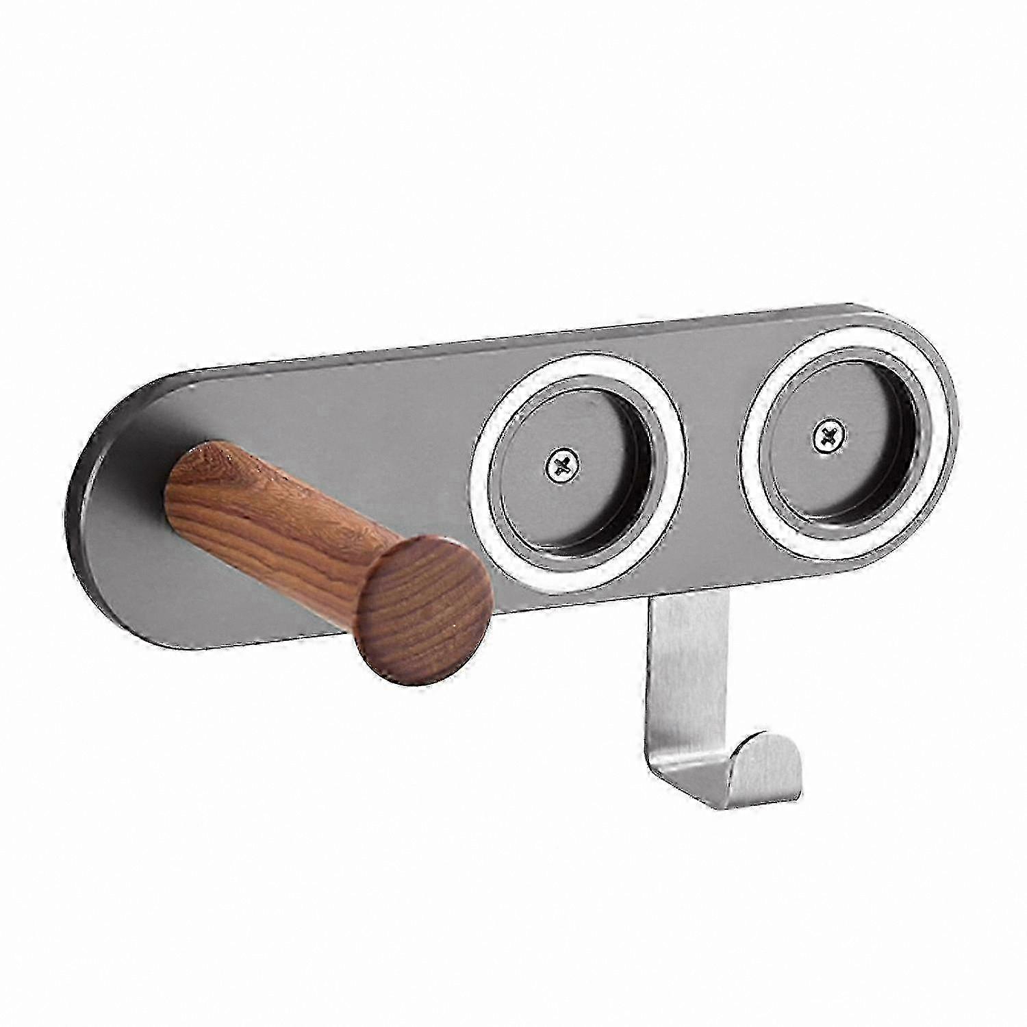 Magnetic Wall Mount Holder for Hair Dryer with Power Rack Storage Solution