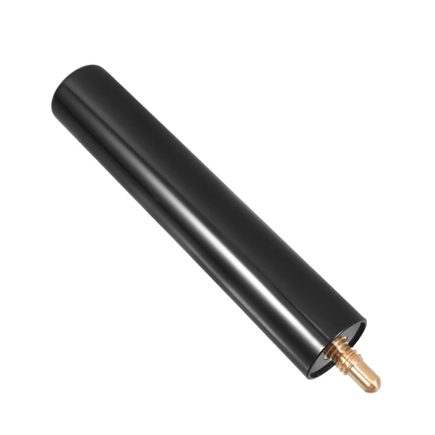 Billiard cue extension, short pool cue, pool cue extender, black plastic