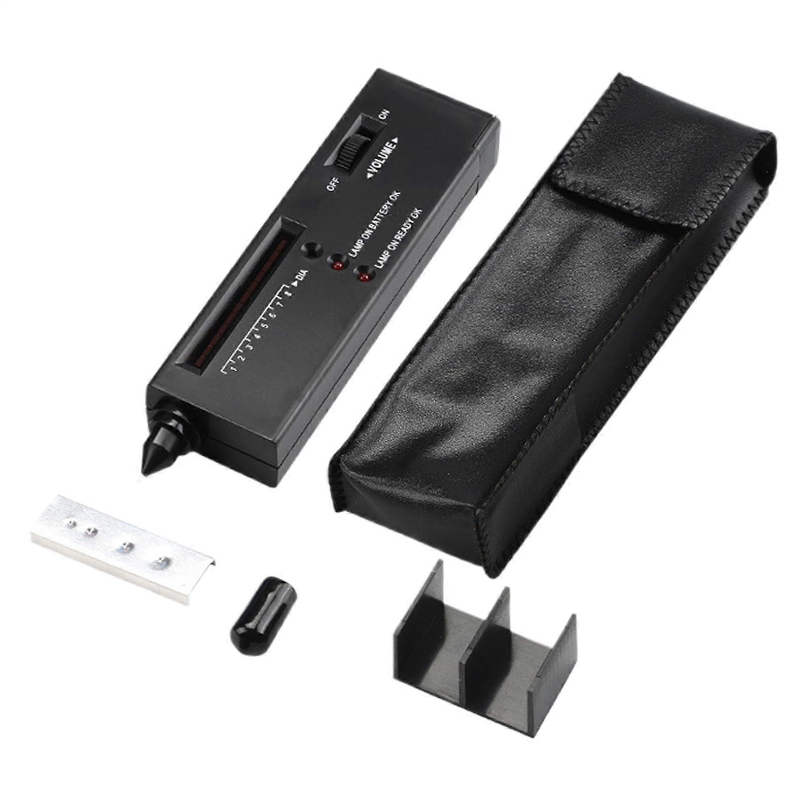 Gemstone Tester Device for Jewelry Analysis, Portable 9V Analyzer, 13.5 x 4 x 2.3 cm, Ideal for Emerald and Diamond Testing