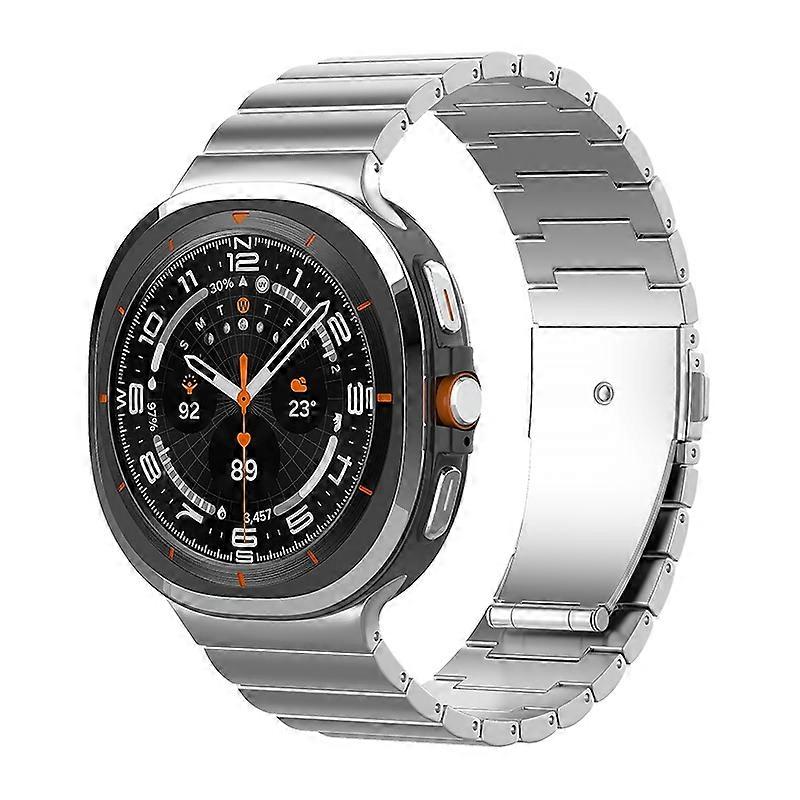 Wristband for Samsung Galaxy Watch Ultra 47mm Replacement Titanium Watch Strap - Silver