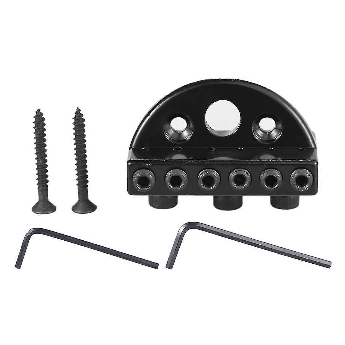 6-String Guitar Strings Lock Nut Set Headless Electric Guitar String Locking Nut Set Guitar Bridge