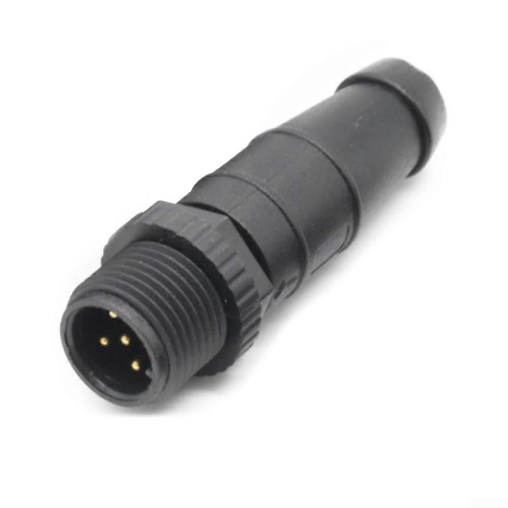 5 Pin Marine Terminal Resistor Connector M125P For NMEA 2000 Backbone Drop Threaded Locking IP67 Waterproof M12-5P Male