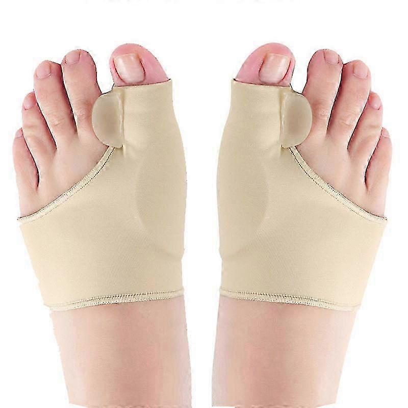 A Big Toe Bunion Corrector and Straightener, a Fabric Gel Pad to Protect the Hallux