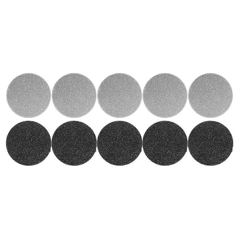 10Pcs File Replaceable Round Sandpaper Sandpaper Disc Pad Supply for Foot