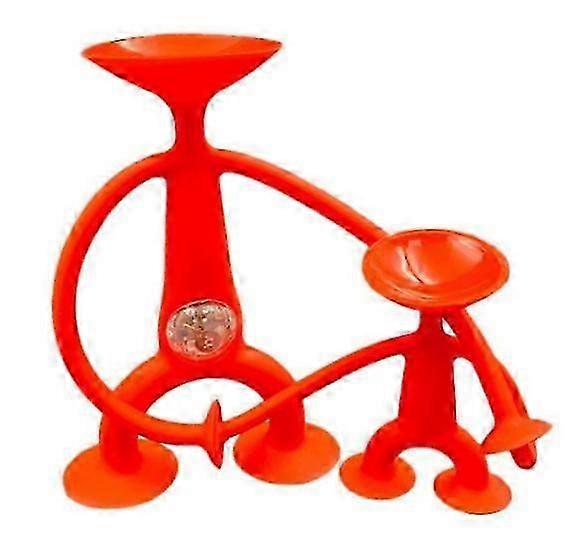 Spliced human-shaped luminous rubber sucker decompression toy