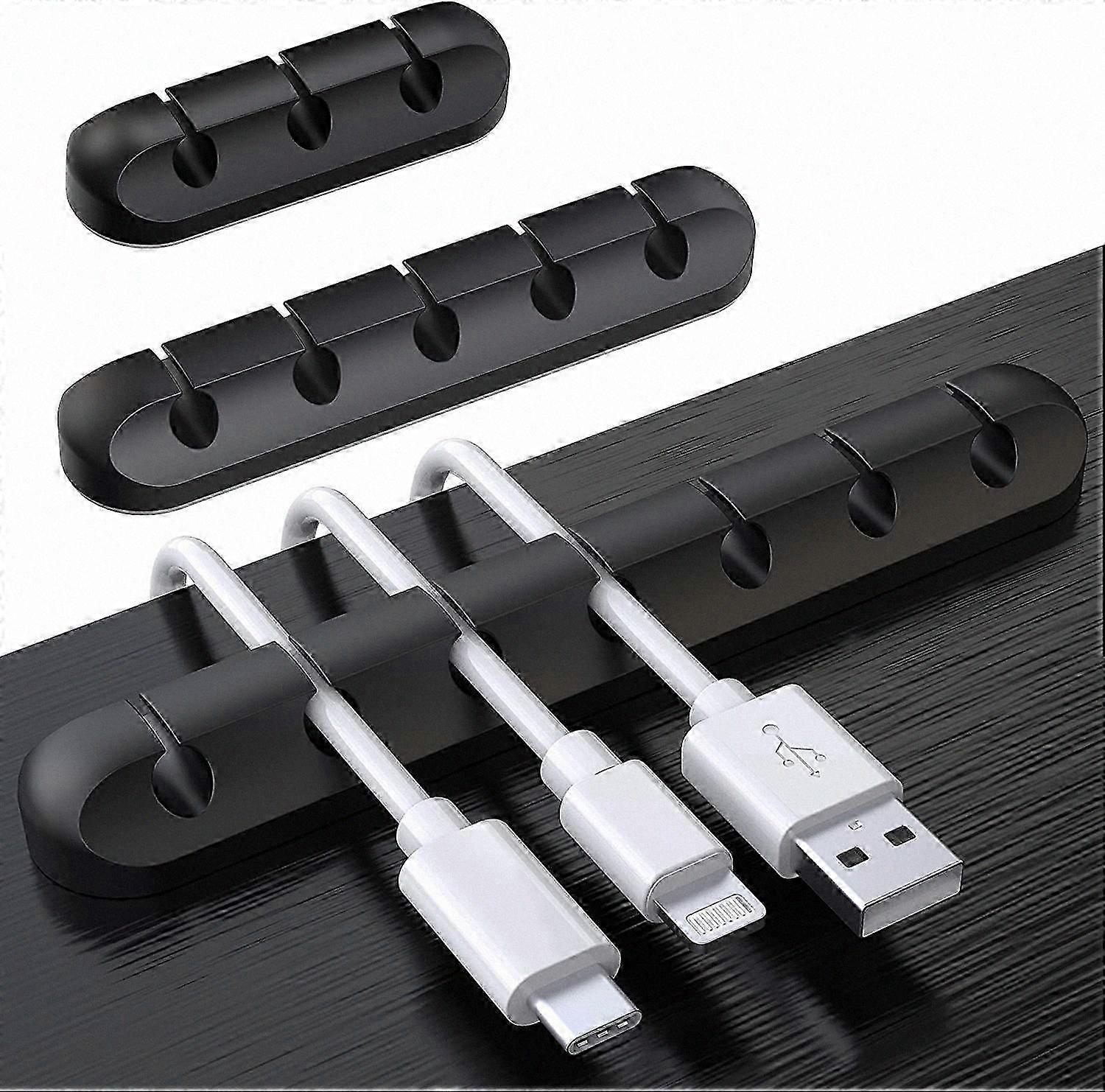 Cable Management Clamps, 3-Pack, for Organizing Wires and Cords
