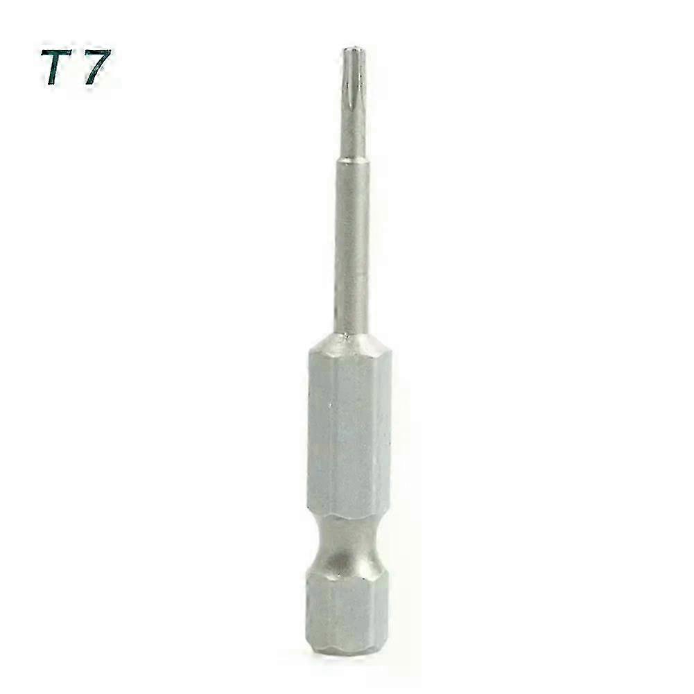 1pc 50mm Torx Screwdriver Bit With Hole T5 Torx T7 T15 T20 T25 T27 ...