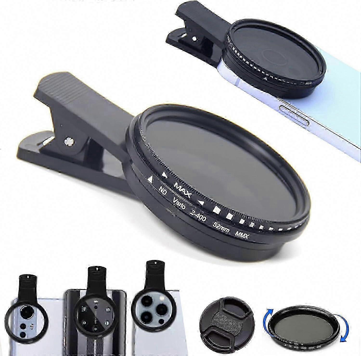 Solar Eclipse Camera Lens Filter, Smartphone Solar Filter, Universal Clip-On Eclipse Phone Camera Filter, Simple