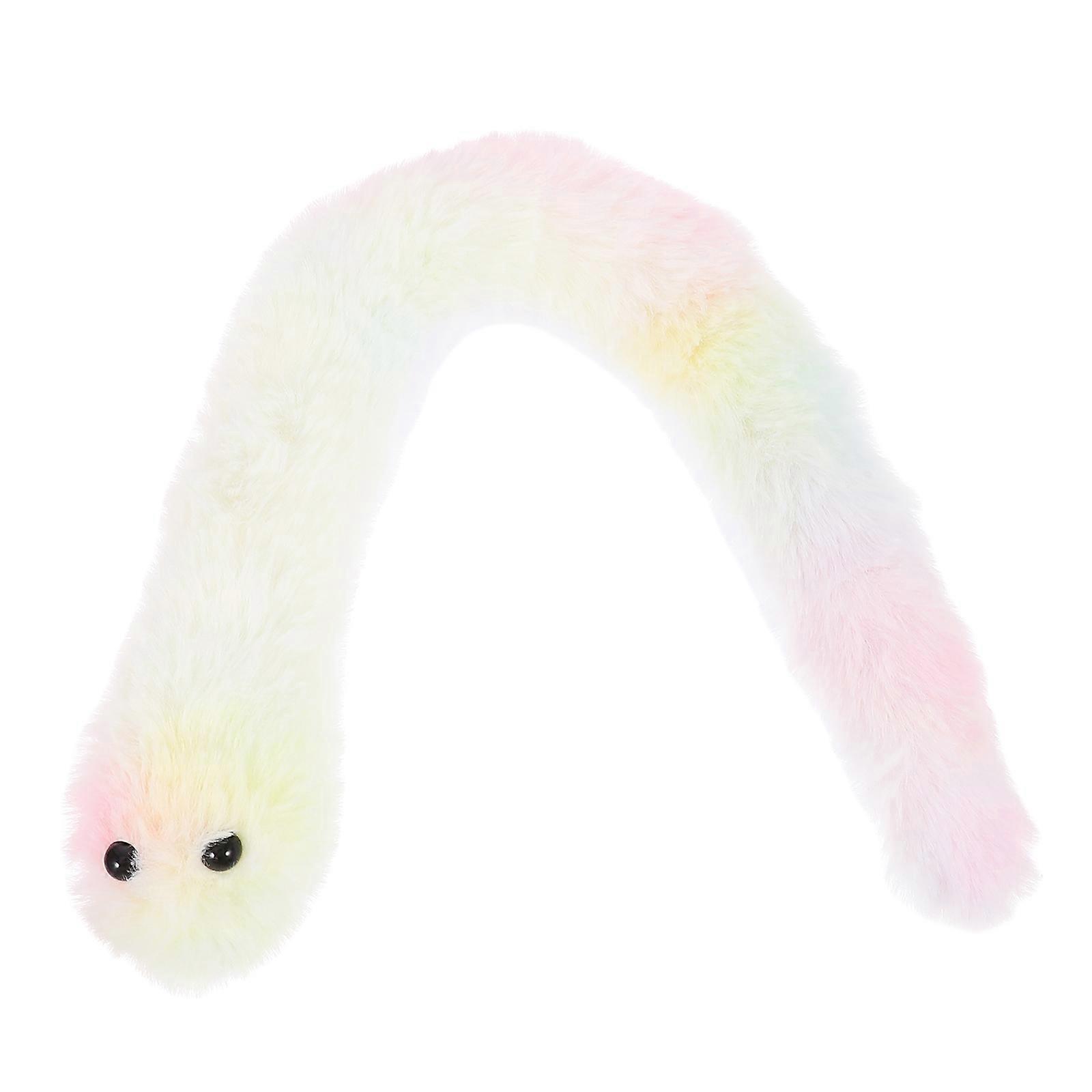 Adorable Snake Plush Toy for Kids and Decoration Bendable Plush Snake with PP Cotton and Iron Wire Multi 7 inches