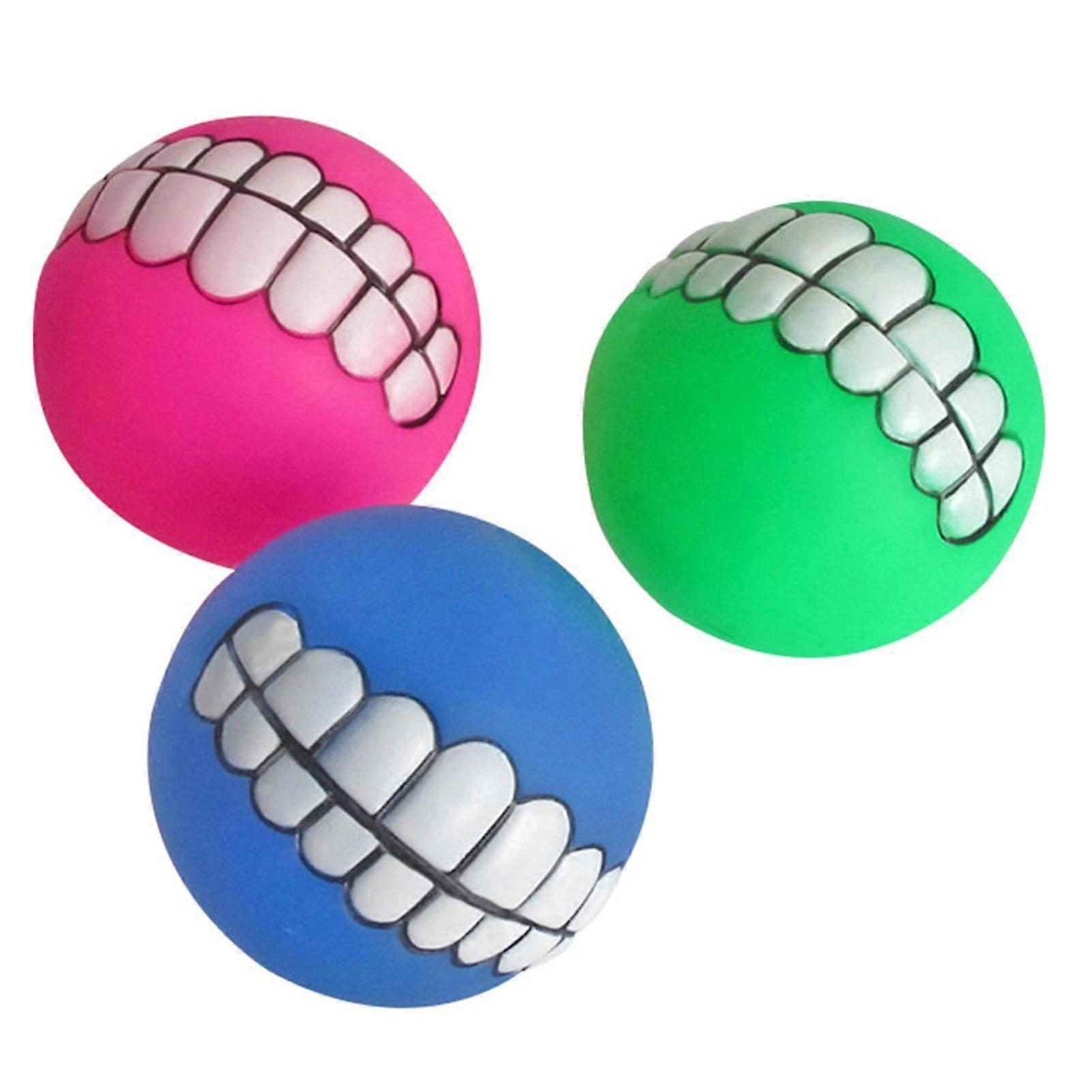 self play dog toy super soft chewing balls for teeth