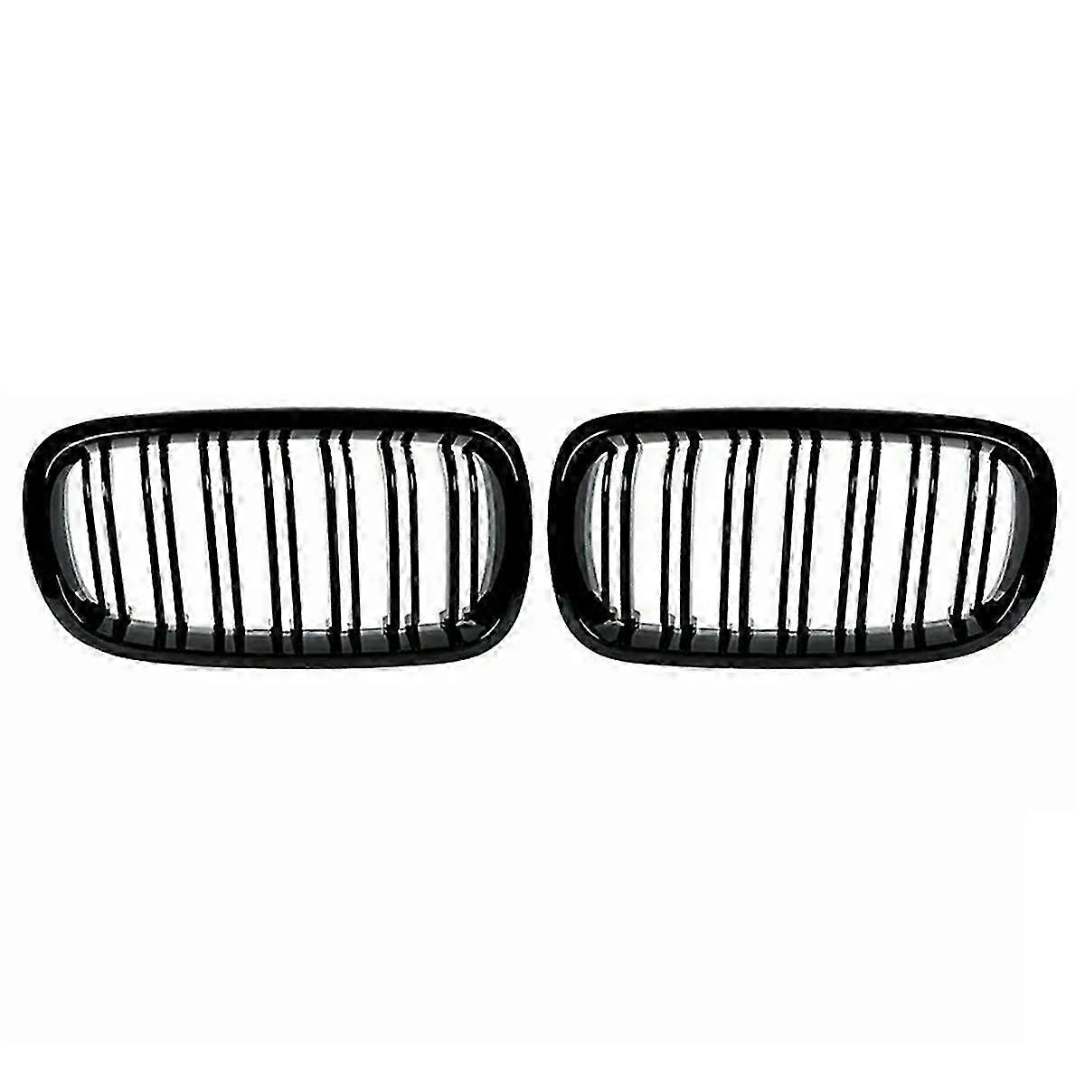 For F15 F16 X5 X6 2014-2018 Front Bumper Kidney Double Slat Grill