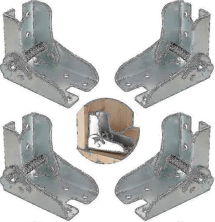 2025 (4 Pieces) Folding Frame, Self-locking Hinge, Folding Table Legs, Folding Workbench A