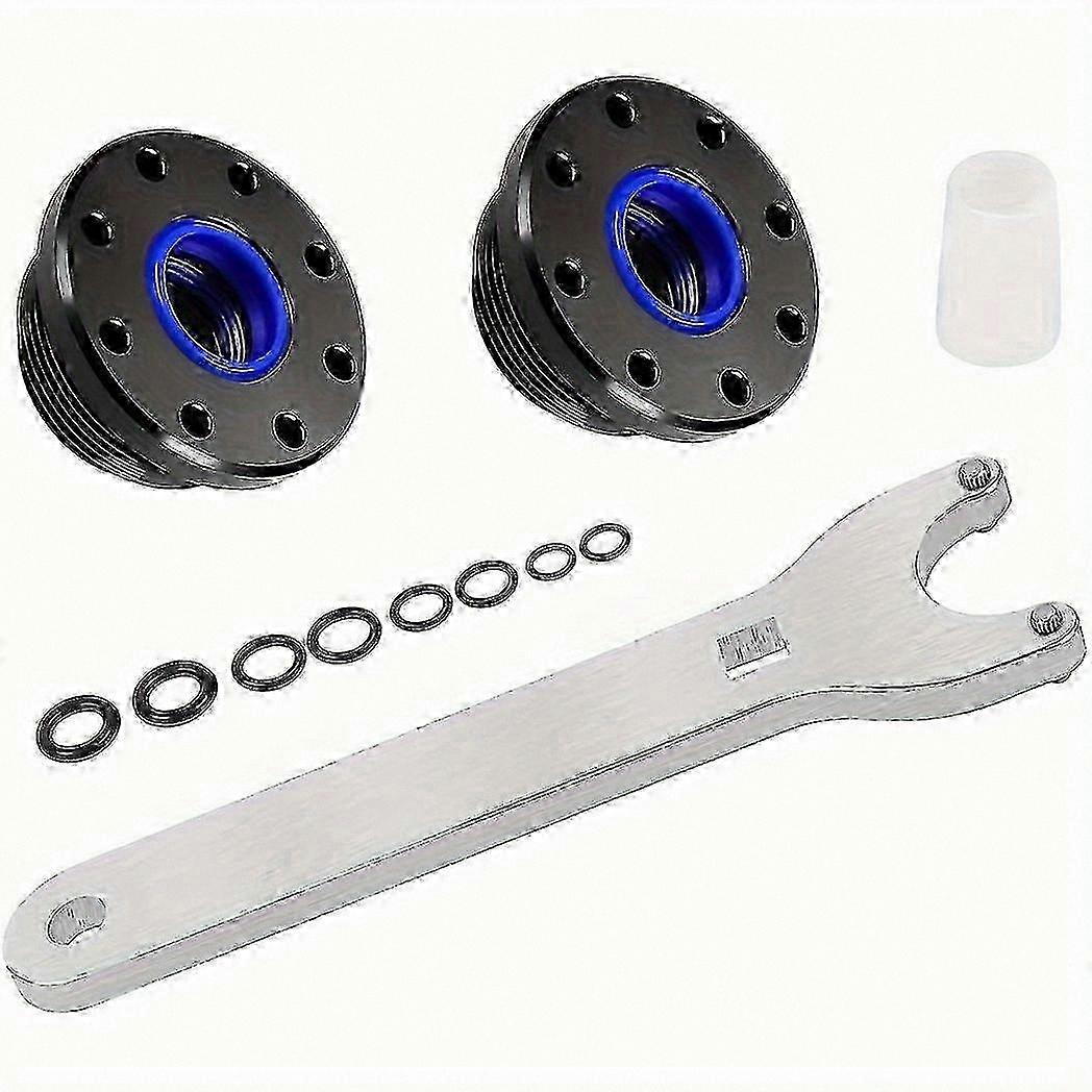 Seal Replacement Kit for Front Mount Hydraulic Steering Cylinder and Pin Wrench Set Compatible with HC Models