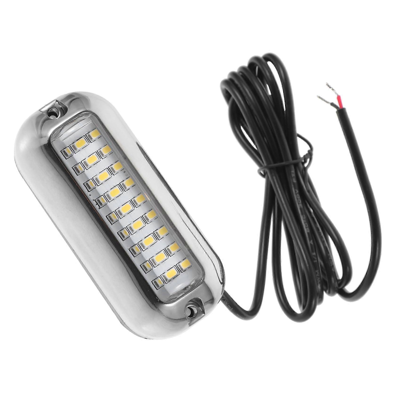 Underwater LED Boat Lights, Shockproof Navigation Deck Lighting For Boats And Yachts, White LED, Easy Installation