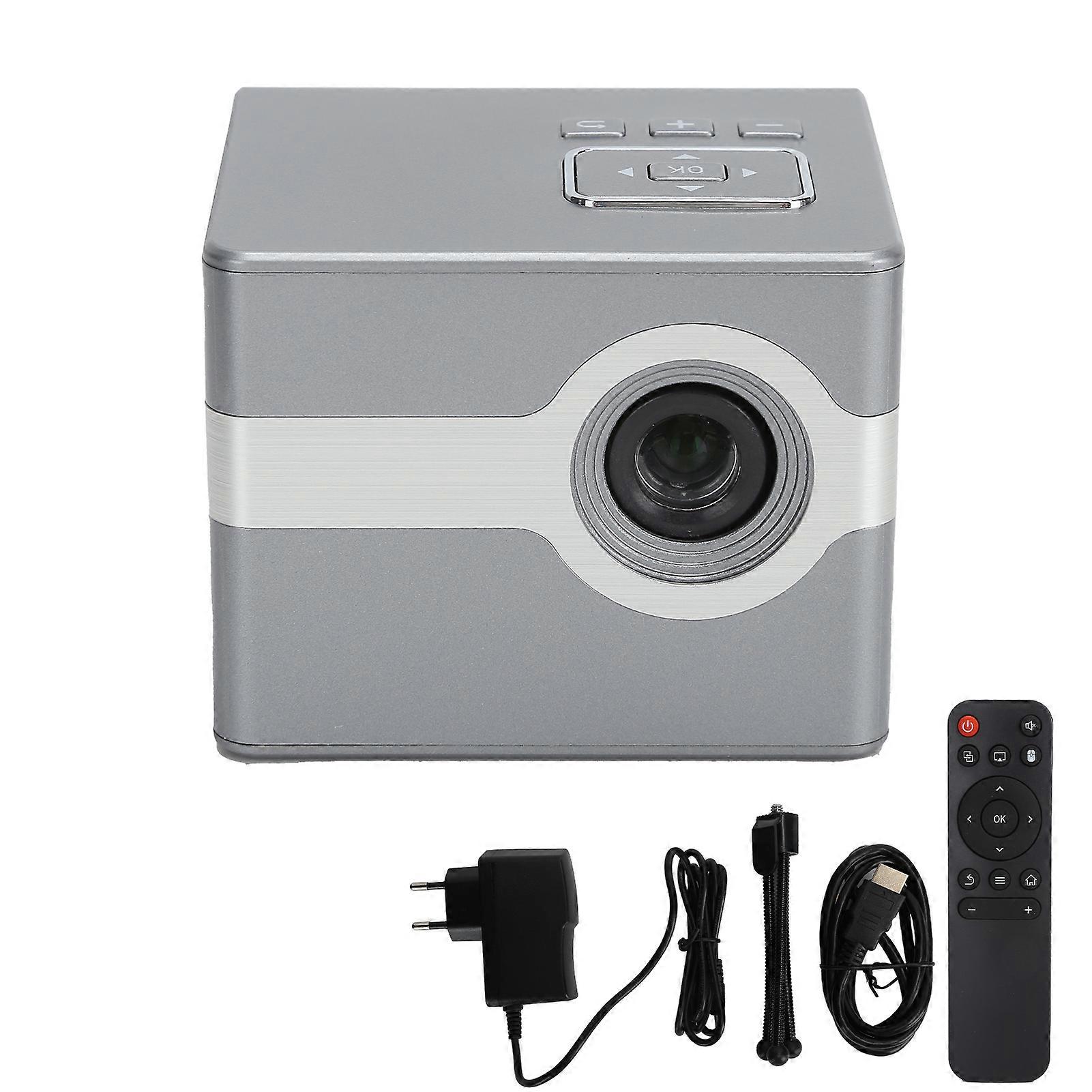 C50 Mini Projector: Portable Home Theater with HD Lens, Long Battery, and LED Brightness