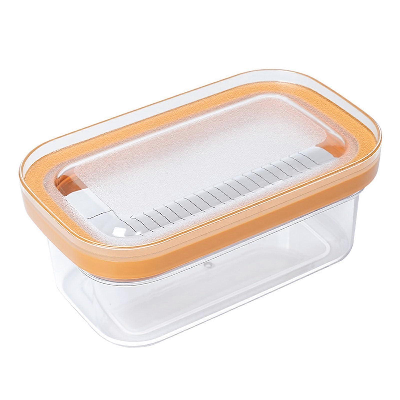 Butter Cutter Dish With Lid Multipurpose Box, Dishwasher Safe Cheese Storage Container, Cheese Storage Box